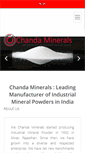 Mobile Screenshot of chandaminerals.com